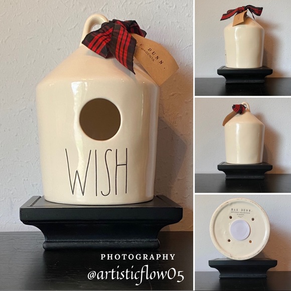 NEW! Rae Dunn Wish Birdhouse Is Hard To Find - Picture 7 of 7